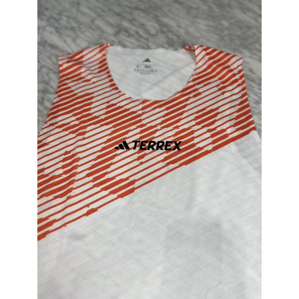 Adidas Terrex Pro Techrock running Tank Top  Singlet JX2831 White Men's 2XL NEW